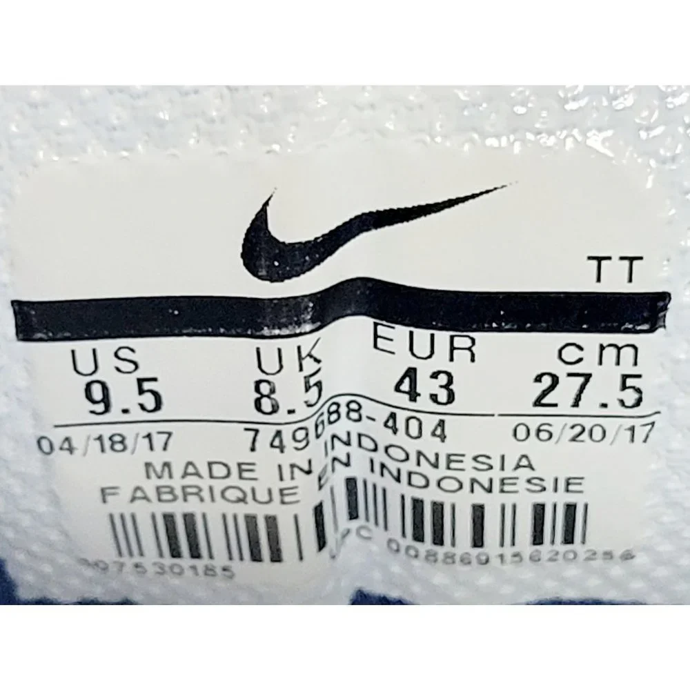 Nike Air Max Invigor Print Blue Men's Shoes Size 9.5 - Picture 8 of 8